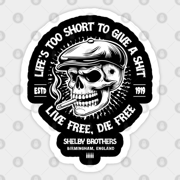 Live Free, Die Free Sticker by artslaves